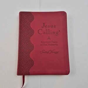Jesus Calling Enjoying Peace in His‎ Presence Sarah Young Red Devotional Book